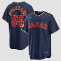 Japan Baseball #55 Munetaka Murakami Jersey Navy 2026 World Baseball Classic Road Stadium Stitched
