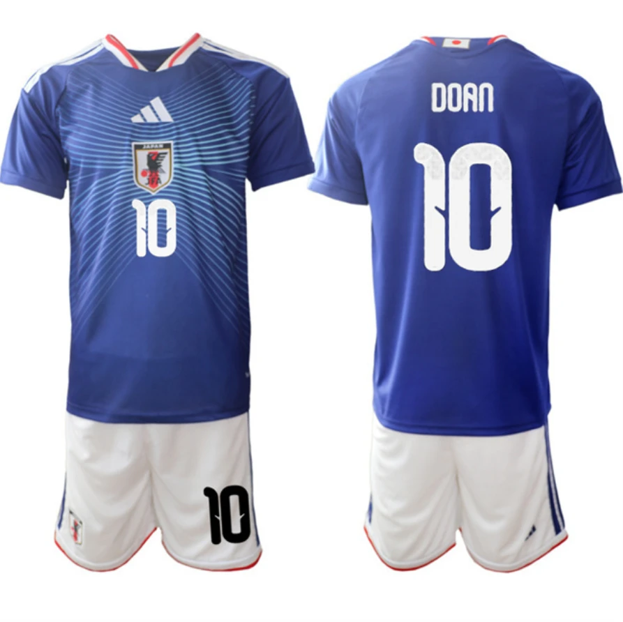 Japan #10 Ritsu Doan Blue 2026 World Cup Home Soccer Jersey Suit