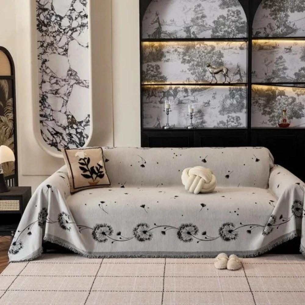 Japandi Dandelion Puff Sofa Cover