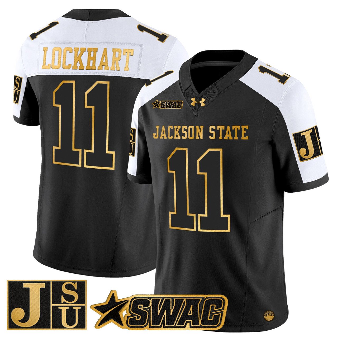 Jared Lockhart Jersey #11 Jackson State Tigers 2025 Vapor Stitched