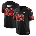 Spencer Fano Jersey #55 Utah Football 2025 Dark Mode Limited Stitched