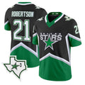Jason Robertson Jersey #21 Dallas Stars 99 Throwback Football Style Stitched