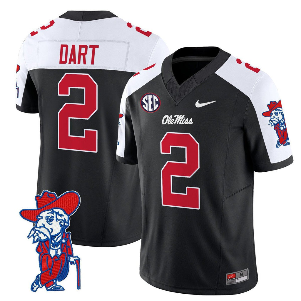 Jaxson Dart Jersey #2 Ole Miss Rebels 2025 Limited V2 Stitched