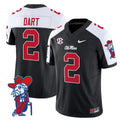 Jaxson Dart Jersey #2 Ole Miss Rebels 2025 Limited V2 Stitched