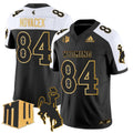 Jay Novacek Jersey #84 Wyoming Cowboys 2025 Gold Vapor Stitched
