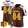 Jay Novacek Jersey #84 Wyoming Cowboys 2025 Vapor Limited Stitched