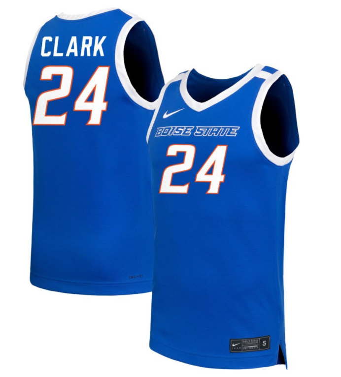 Jayda Clark Jersey #24 Boise State Broncos NIL Basketball Royal