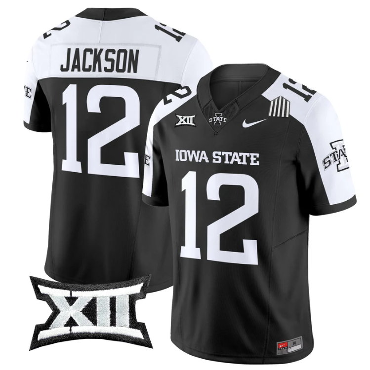 Jaylon Jackson Jersey #12 Iowa State Cyclones 2025 Limited Stitched