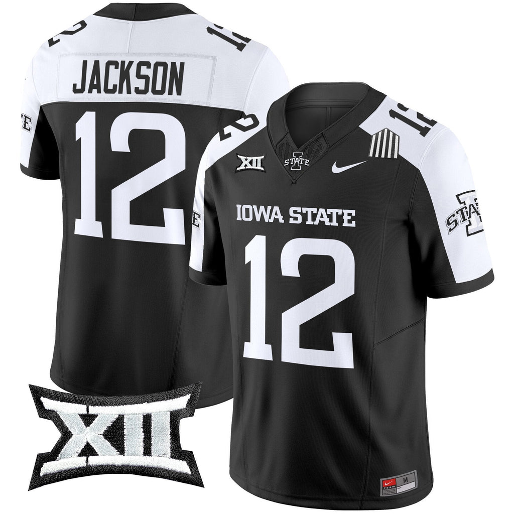 Jaylon Jackson Jersey #12 Iowa State Cyclones 2025 Stitched