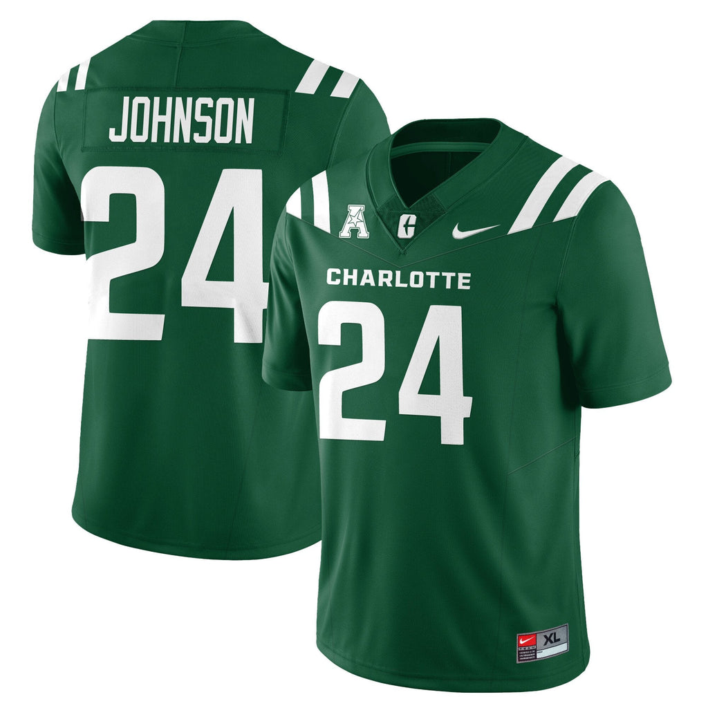 Jaylon Johnson Jersey #24 Charlotte 49ers Football 2025 Limited Stitched
