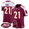 Jeremiah Coney Jersey #21 Virginia Tech Hokies 2025 Stitched