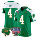 Jeremiyah Love Jersey #4 Notre Dame 2024 Sugar Bowl Patch Football