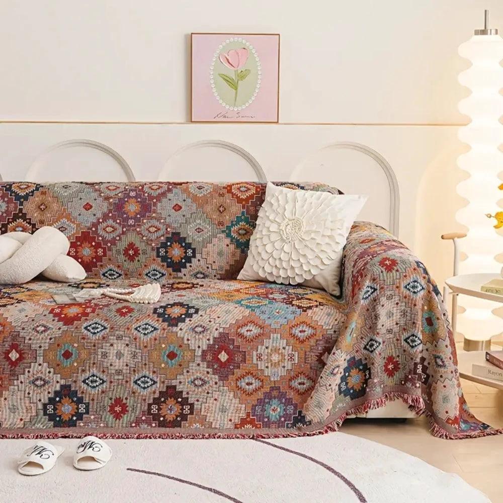 Jewel Vintage Mosaic Sofa Cover