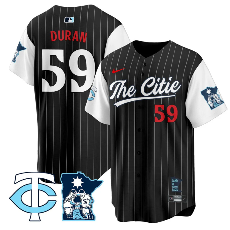 Jhoan Duran Jersey #59 Minnesota Twins 2025 City Connect Concept Stitched