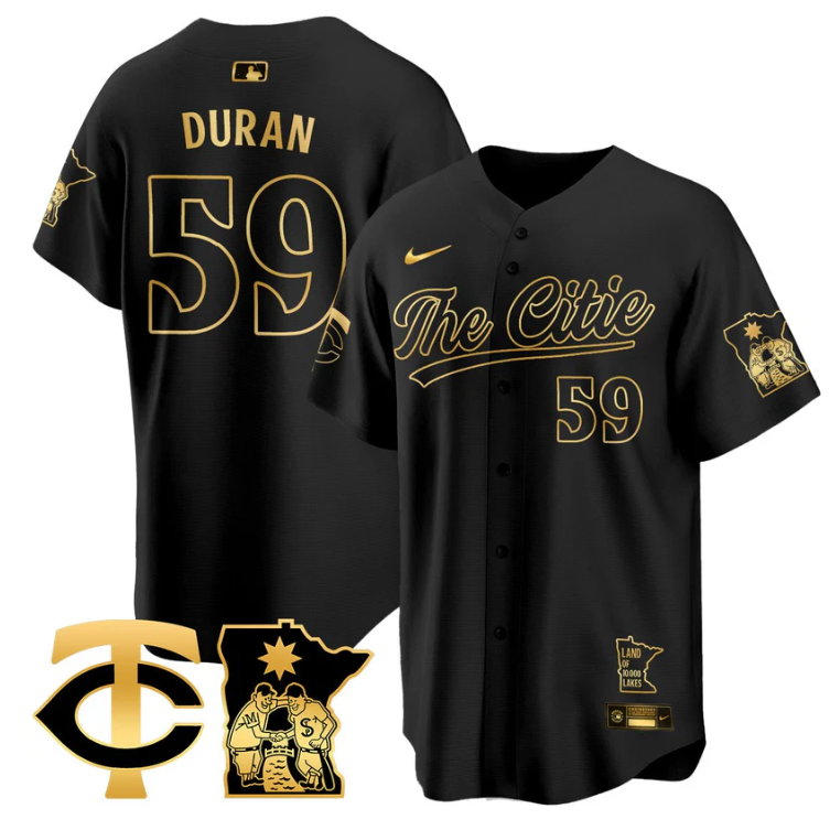 Jhoan Duran Jersey #59 Minnesota Twins 2025 City Connect Concept Stitched