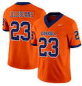 Jillibeans #23 Carroll University Pioneers Football Jersey - All Stitched Orange
