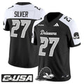 Jo Silver Jersey #27 Delaware Blue Hens 2025 Vapoe Limited Stitched