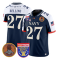 Joe Bellino Jersey #27 Navy Midshipmen 250th 2026 Liberty Bowl Stitched Navy Alternate