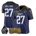 Joe Bellino Jersey #27 Navy Midshipmen Jolly Rogers 2025 Trophy Stitched Navy