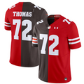 Joe Thomas Jersey #72 Wisconsin Badgers Split Vapor Football Stitched