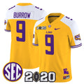 Joe Burrow Jersey #9 LSU Tigers 2020 National Champions Stitched