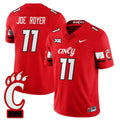 Joe Royer Jersey #11 Cincinnati Bearcats Football 2025 Stitched