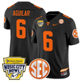 Joey Aguilar Jersey #6 Tennessee Vols 2025 Music City Bowl Stitched