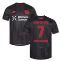 Jonas Hofmann 7 Leverkusen 2025-26 Home Match Jersey – Black