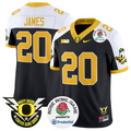 Jordan James Jersey #20 Oregon Ducks Football 2024 Rose Bowl Stitched
