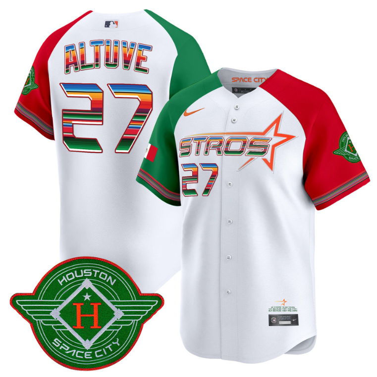 José Altuve Jersey #27 Astros 2025 City Connect Mexico Vapor Premier Limited Stitched
