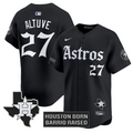 José Altuve Jersey #27 Houston Astros Gothic Edition Vapor Premier Limited Stitched