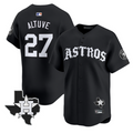 José Altuve Jersey #27 Houston Astros Old English Edition Stitched