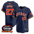 José Altuve Jersey #27 Houston Astros Mexico Tejano Barrio Style Vapor Limited Stitched