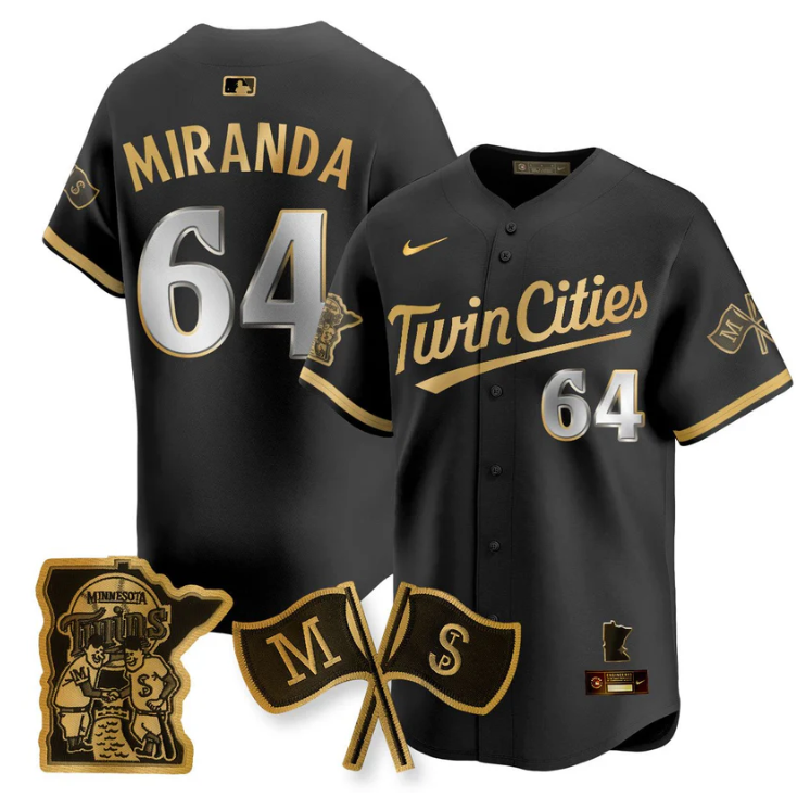 Jose Miranda Jersey #64 Minnesota Twins Alternate Limited Stitched