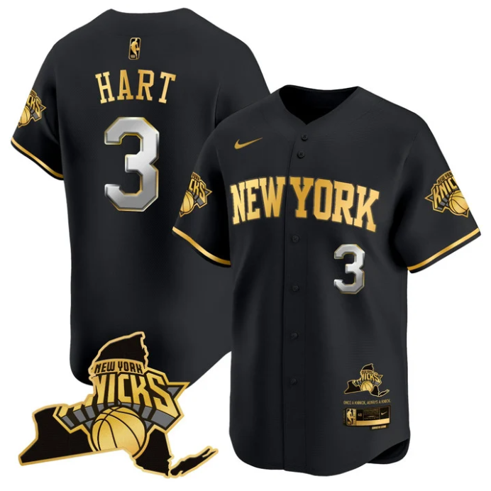 Josh Hart Jersey #3 New York Knicks Vapor Baseball Stitched
