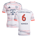 Joshua Kimmich #6 Bayern Munich 2025-26 Away Men Jersey – White