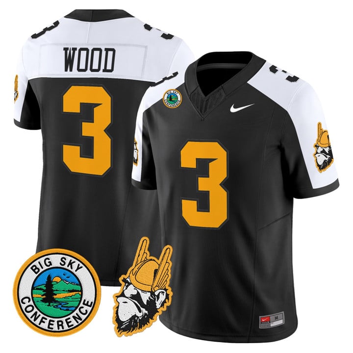 Joshua Wood Jersey #3 Idaho Vandals 1975 Throwback Limited Stitched
