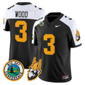Joshua Wood Jersey #3 Idaho Vandals 1975 Throwback Limited Stitched
