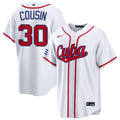 Josimar Cousin Jersey #30 Cuba Team 2026 World Baseball Classic Stitched White