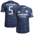 Jude Bellingham 5 Real Madrid 2025-26 Away Jersey – Blue