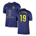 Julián Alvarez 19 Atlético de Madrid 2025-26 Away Match Jersey – Navy