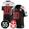 Julian Sayin Jersey #10 Ohio State Buckeyes Nick Mangold Patch Stitched