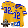 Julius Davis Jersey #32 Montana State Bobcats 2026 Football Championship Gold