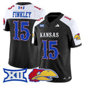 Justice Finkley Jersey #15 Kansas Jayhawks 2025 Vapor Limited Stitched