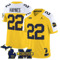 Justice Haynes Jersey #22 Michigan Wolverines 2025 Limited V2 Stitched