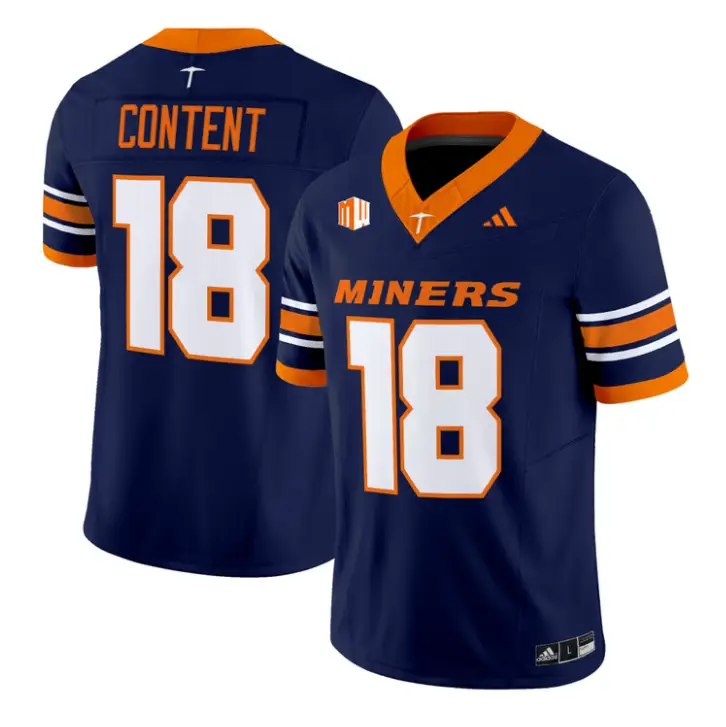 Justin Content Jersey #18 UTEP Miners 2016 Vapor Limited Stitched