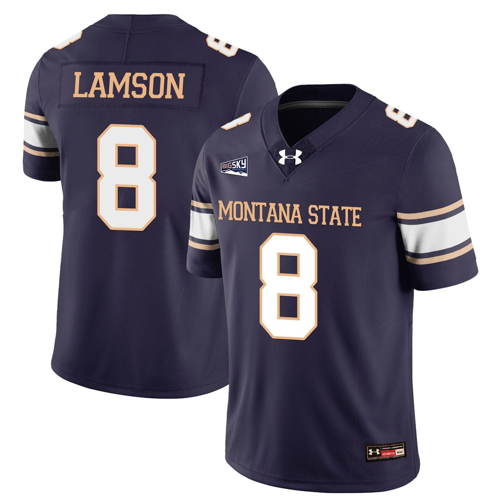 Justin Lamson Jersey #8 Montana State Bobcat Football 2025 Stitched