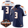 Kaden Feagin Jersey #3 Illinois Fighting 2025 Music City Bowl Champions Stitched