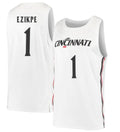Kalu Ezikpe Jersey Cincinnati Bearcats College Basketball White #1