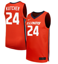 Kendall Bostic Jersey #44 Illinois Fighting Illini NIL Basketball Orange